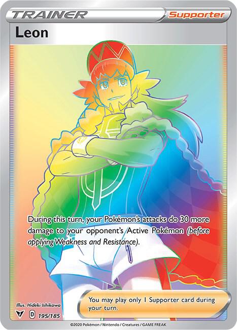 Pokemon Leon 195/185 Vivid Voltage