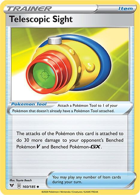 Pokemon Telescopic Sight 160/185 Vivid Voltage