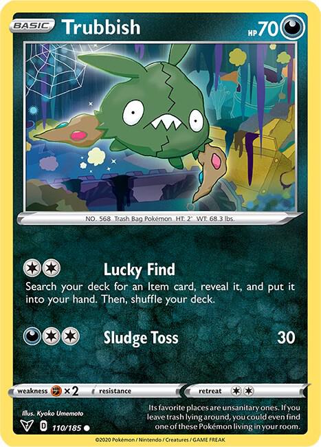 Pokemon Trubbish 110/185 Vivid Voltage