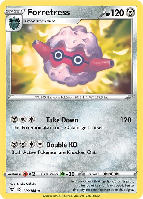 Pokemon Forretress 114/185 Vivid Voltage