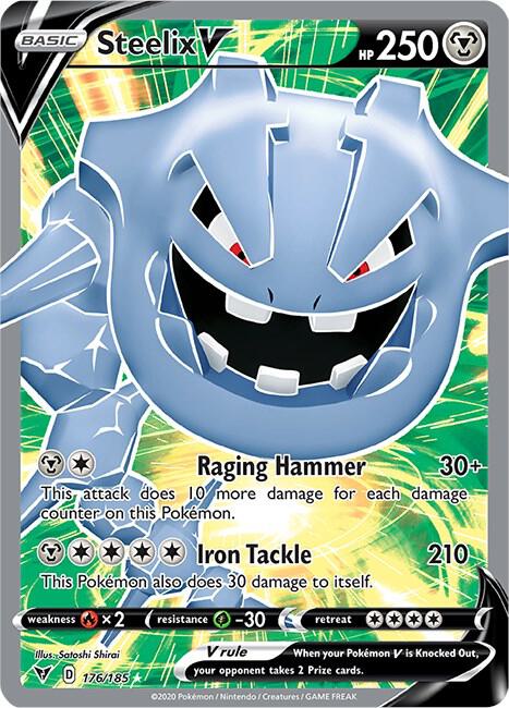 Pokemon Steelix V 176/185 Vivid Voltage