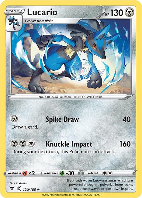 Pokemon Lucario 120/185 Vivid Voltage