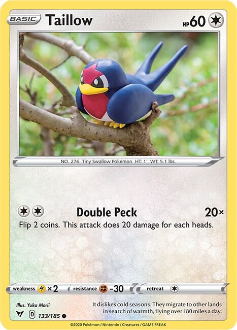 Pokemon Taillow 133/185 Vivid Voltage