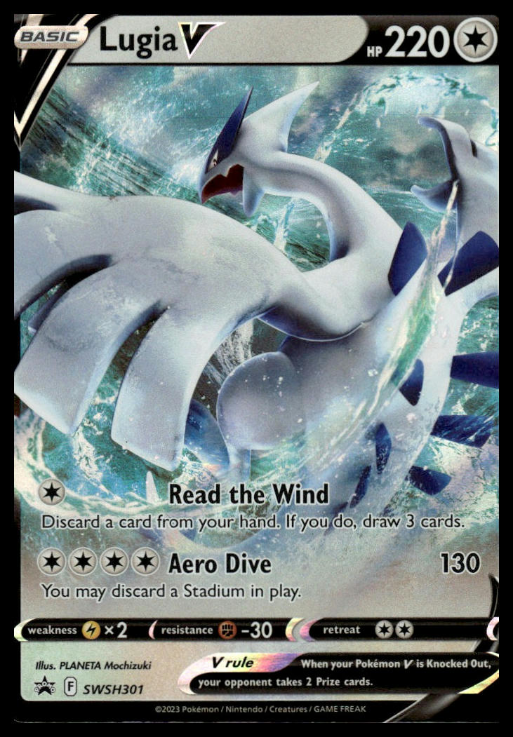 Pokemon TCG Lugia V #SWSH301 SWSH: Sword & Shield Promo Cards
