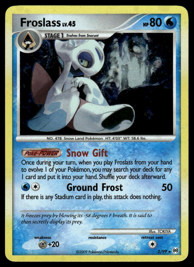 Pokemon TCG Froslass #2/99 Arceus