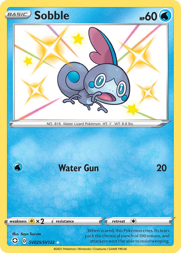Pokemon Sobble SV025/SV122 Shining Fates