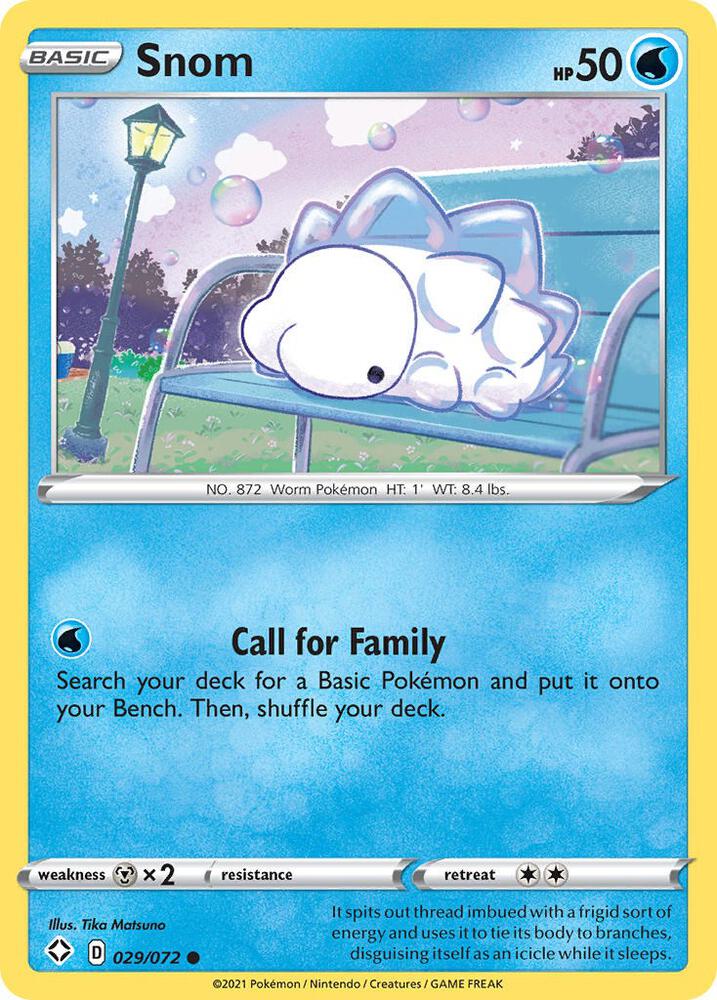 Pokemon Snom 29/72 Shining Fates