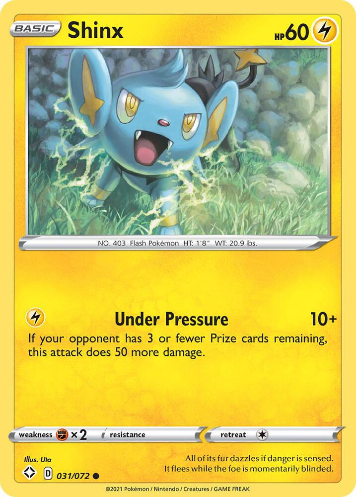 Pokemon Shinx 31/72 Shining Fates