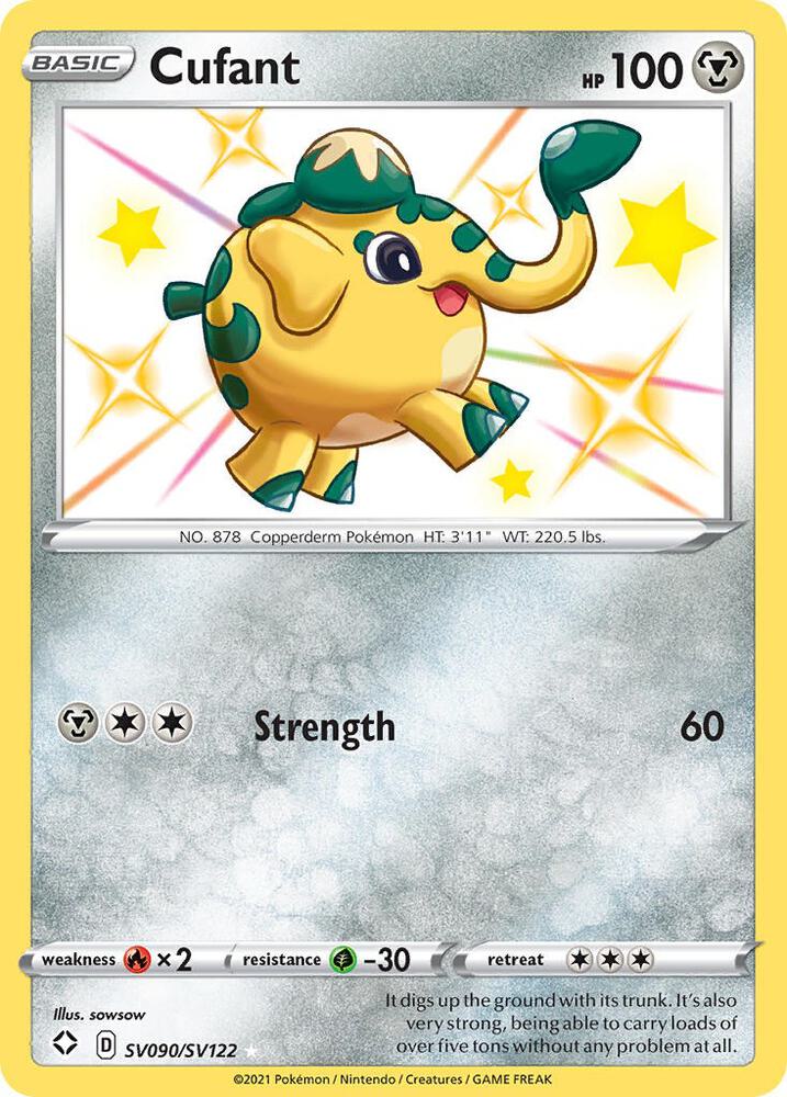 Pokemon Cufant SV090/SV122 Shining Fates