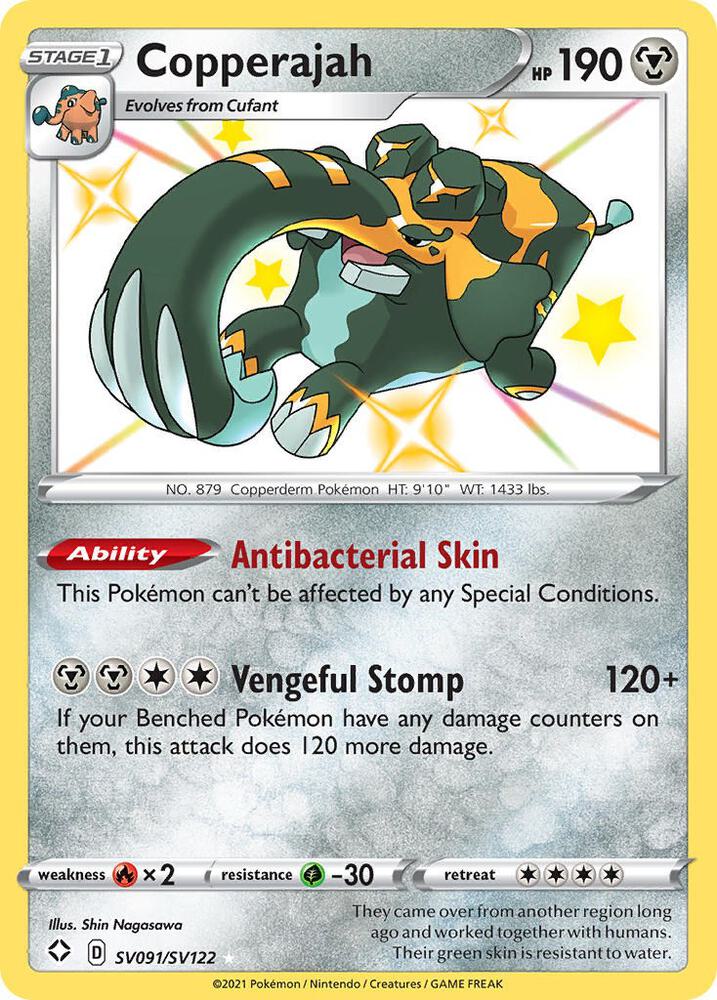 Pokemon Copperajah SV091/SV122 Shining Fates