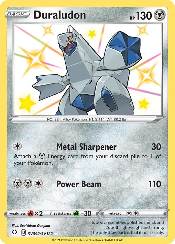 Pokemon Duraludon SV092/SV122 Shining Fates