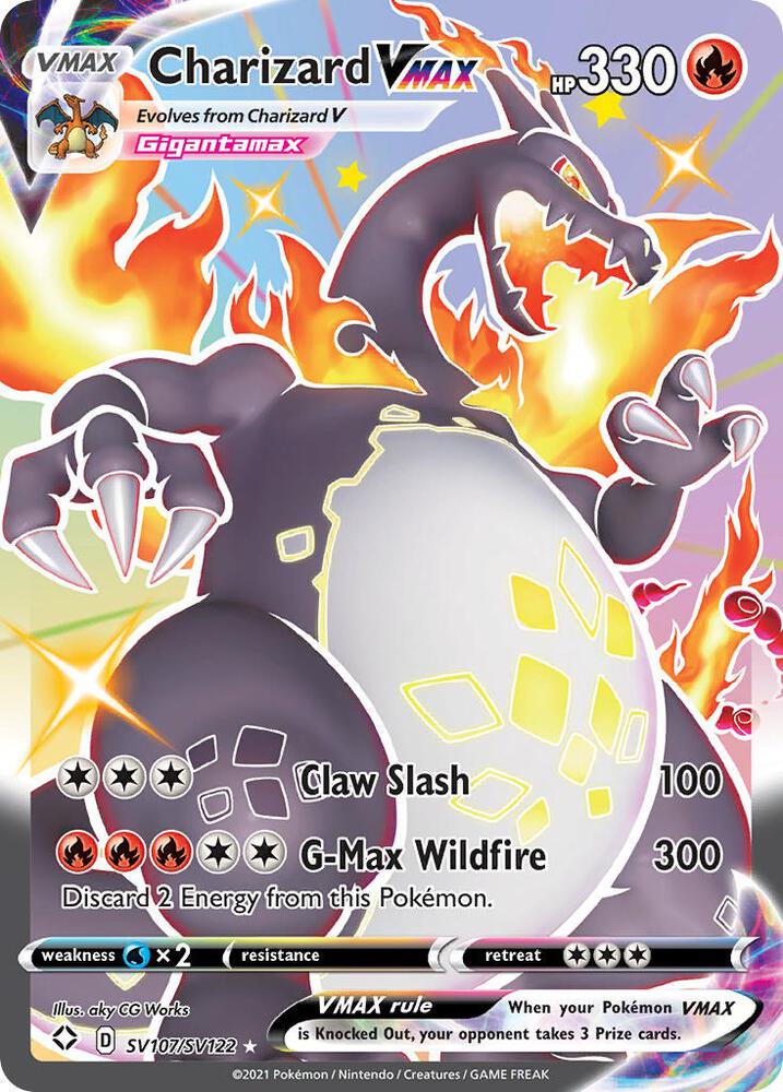 Pokemon Charizard VMAX SV107/SV122 Shining Fates