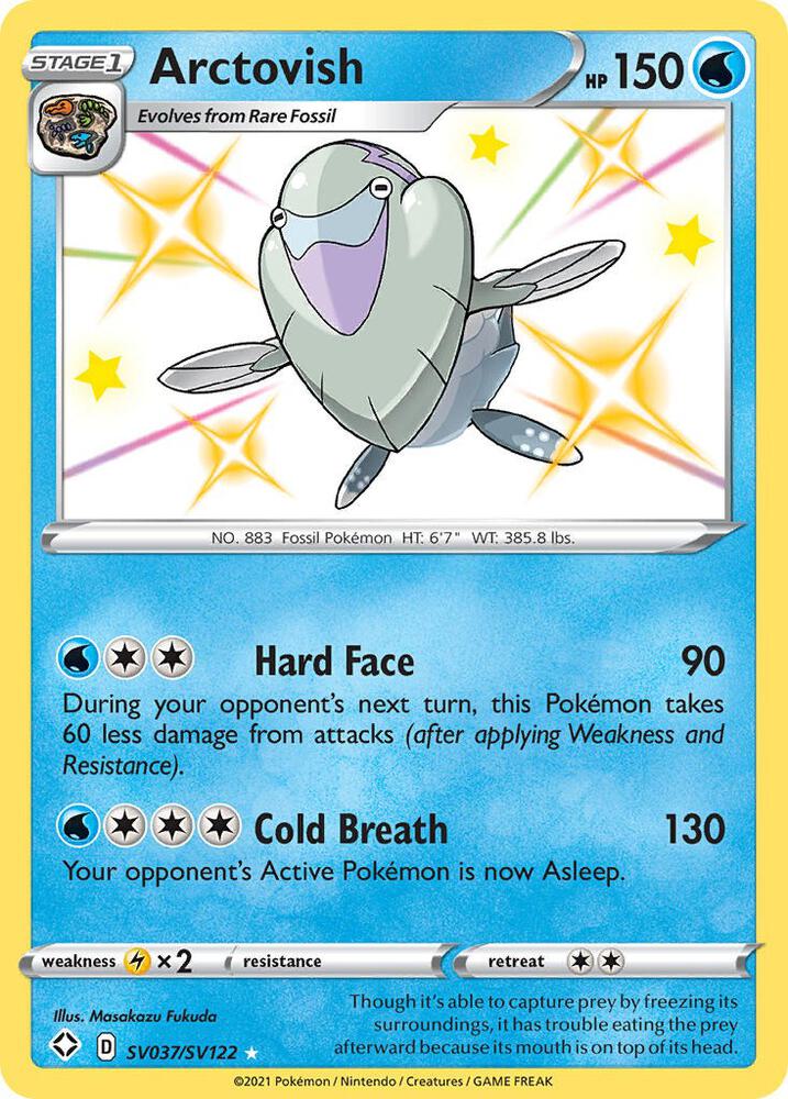 Pokemon Arctovish SV037/SV122 Shining Fates