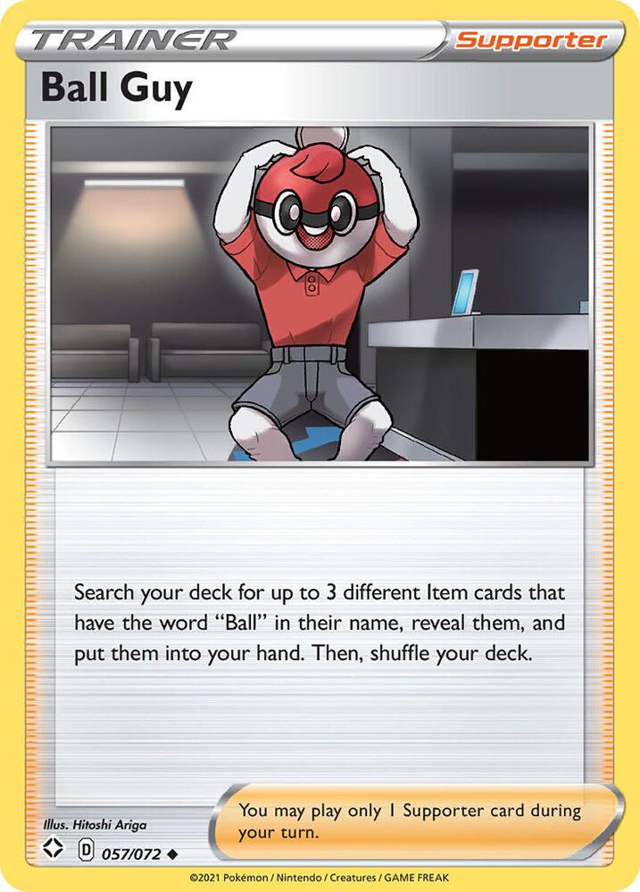 Pokemon Ball Guy 57/72 Shining Fates