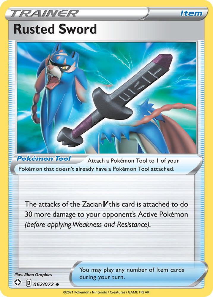 Pokemon Rusted Sword 62/72 Shining Fates