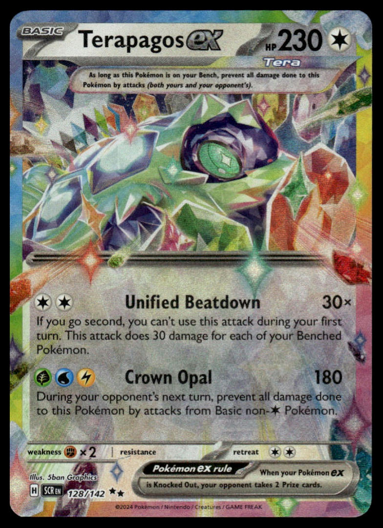 Pokemon TCG Terapagos ex #128/142 SV07: Stellar Crown