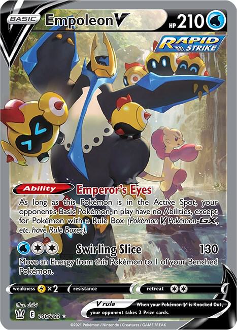 Pokemon Empoleon V 146/163 Battle Styles