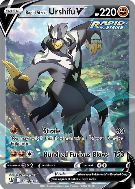 Pokemon Rapid Strike Urshifu V 153/163 Battle Styles