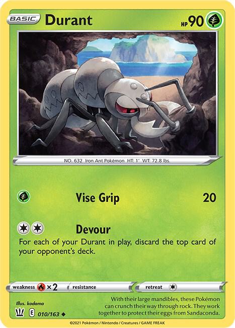 Pokemon Durant 10/163 Battle Styles