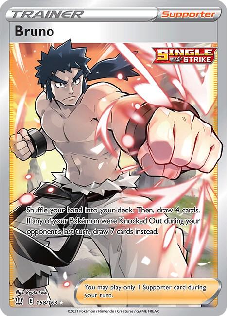 Pokemon Bruno 158/163 Battle Styles