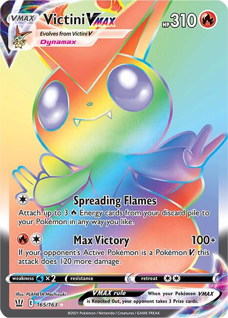 Pokemon Victini VMAX 165/163 Battle Styles