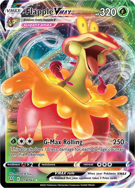 Pokemon Flapple VMAX 19/163 Battle Styles