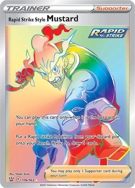 Pokemon Rapid Strike Style Mustard 176/163 Battle Styles