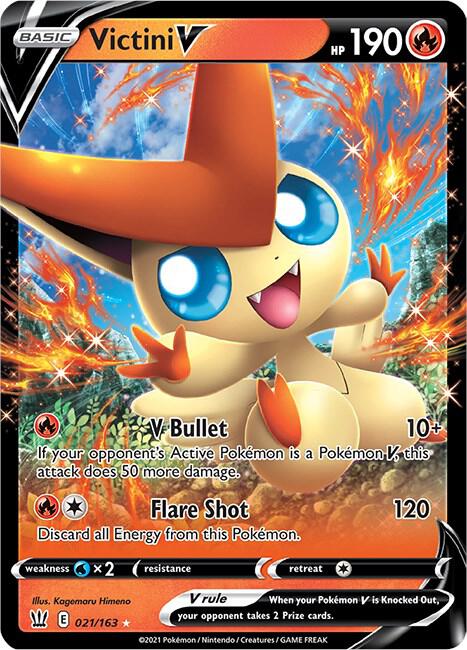 Pokemon Victini V 21/163 Battle Styles