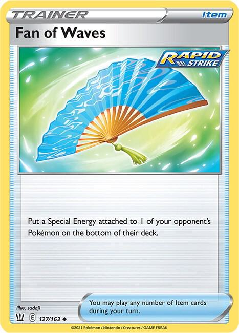 Pokemon Fan of Waves 127/163 Battle Styles