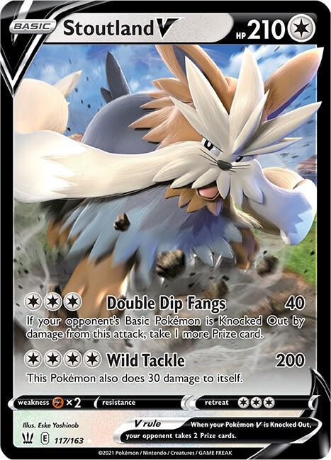 Pokemon Stoutland V 117/163 Battle Styles