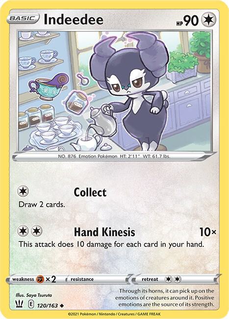 Pokemon Indeedee 120/163 Battle Styles