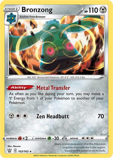 Pokemon Bronzong 102/163 Battle Styles