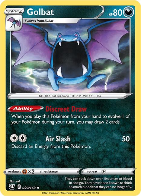 Pokemon Golbat 90/163 Battle Styles