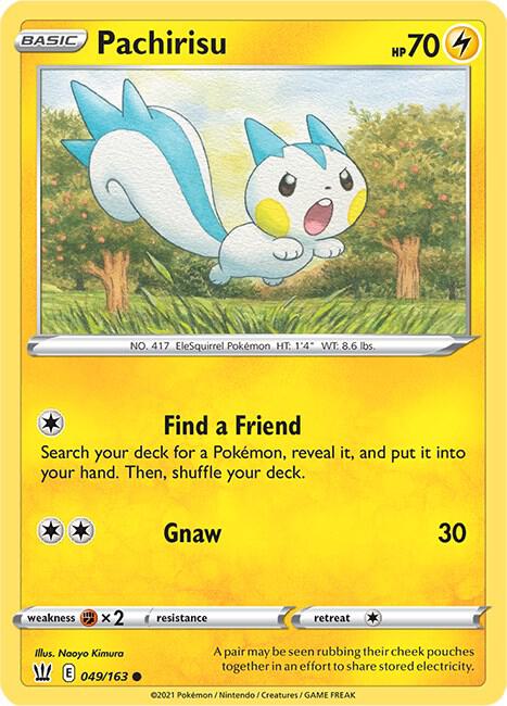 Pokemon Pachirisu 49/163 Battle Styles