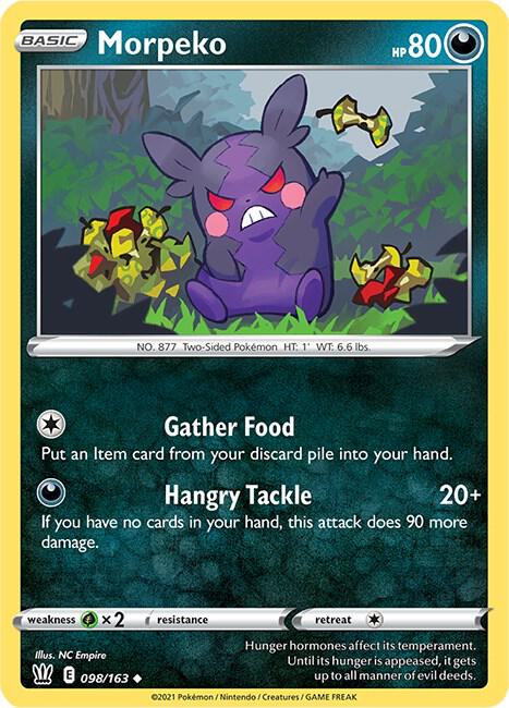 Pokemon Morpeko 98/163 Battle Styles