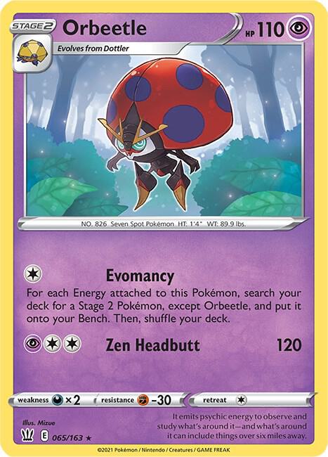 Pokemon Orbeetle 65/163 Battle Styles