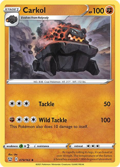 Pokemon Carkol 79/163 Battle Styles