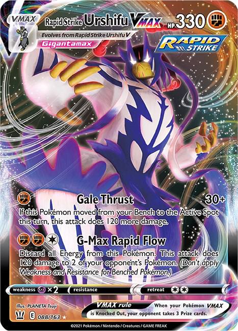 Pokemon Rapid Strike Urshifu VMAX 88/163 Battle Styles