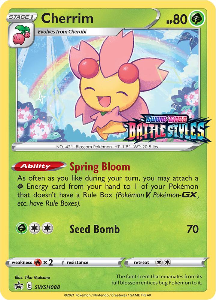 Pokemon Cherrim SWSH088 SWSH Black Star Promos