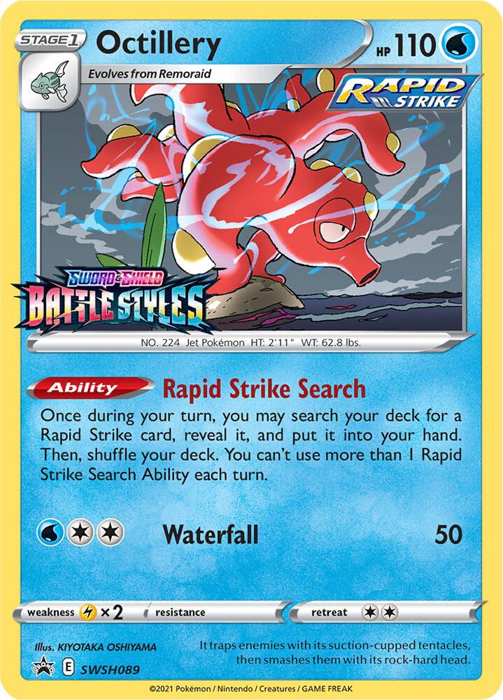 Pokemon Octillery SWSH089 SWSH Black Star Promos