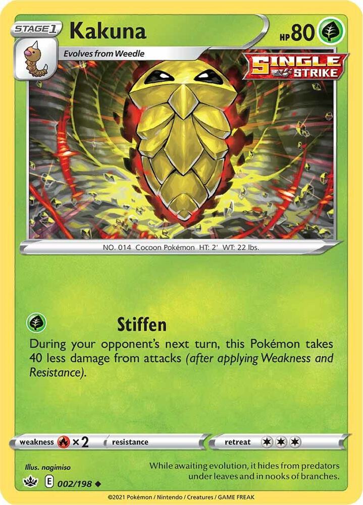 Pokemon Kakuna 2/198 Chilling Reign