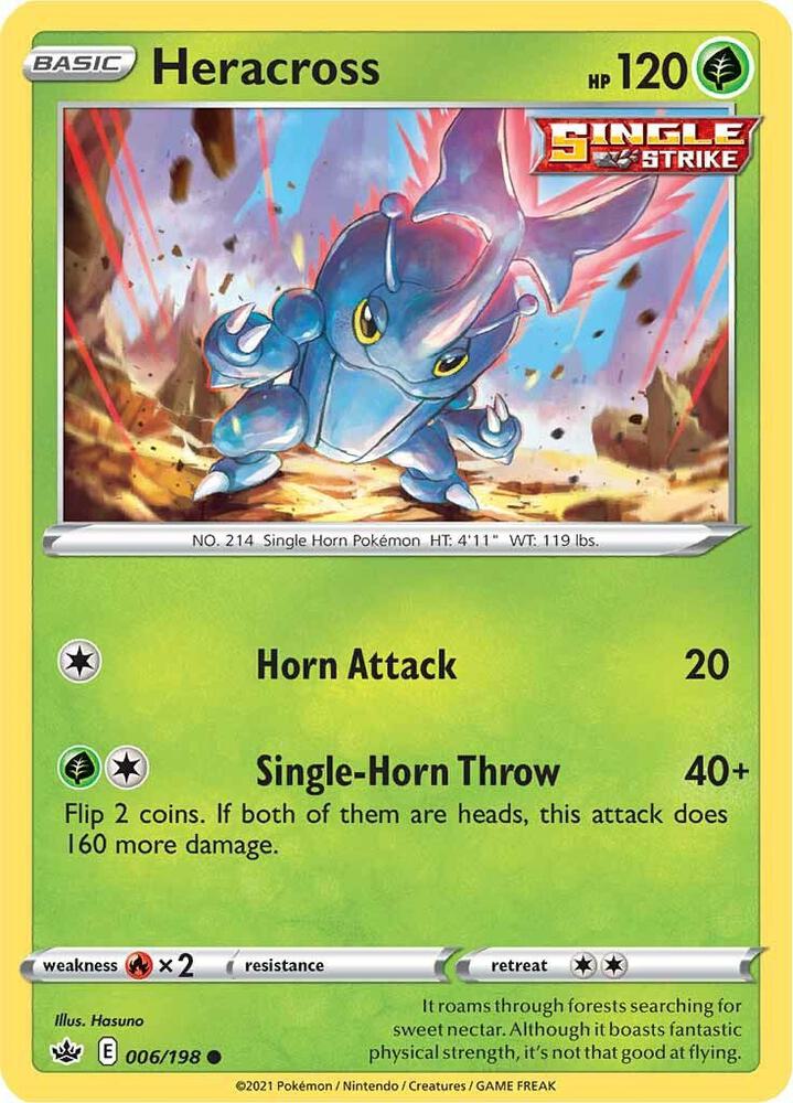 Pokemon Heracross 6/198 Chilling Reign