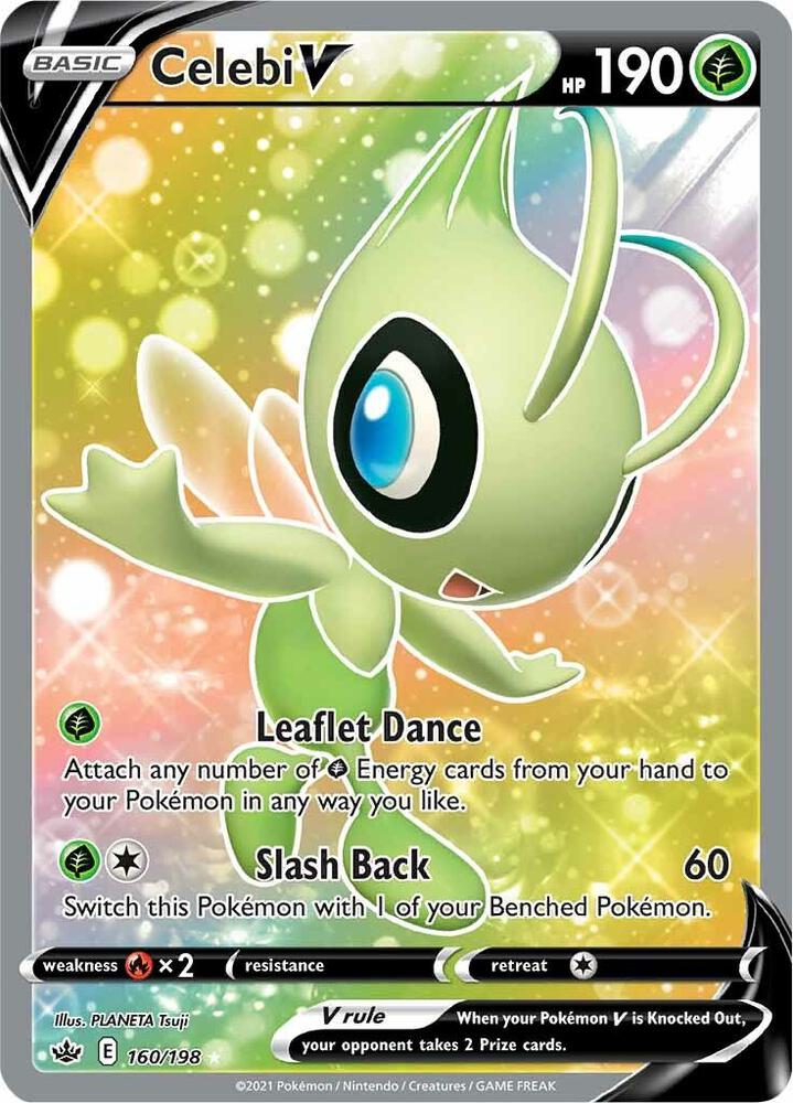 Pokemon Celebi V 160/198 Chilling Reign