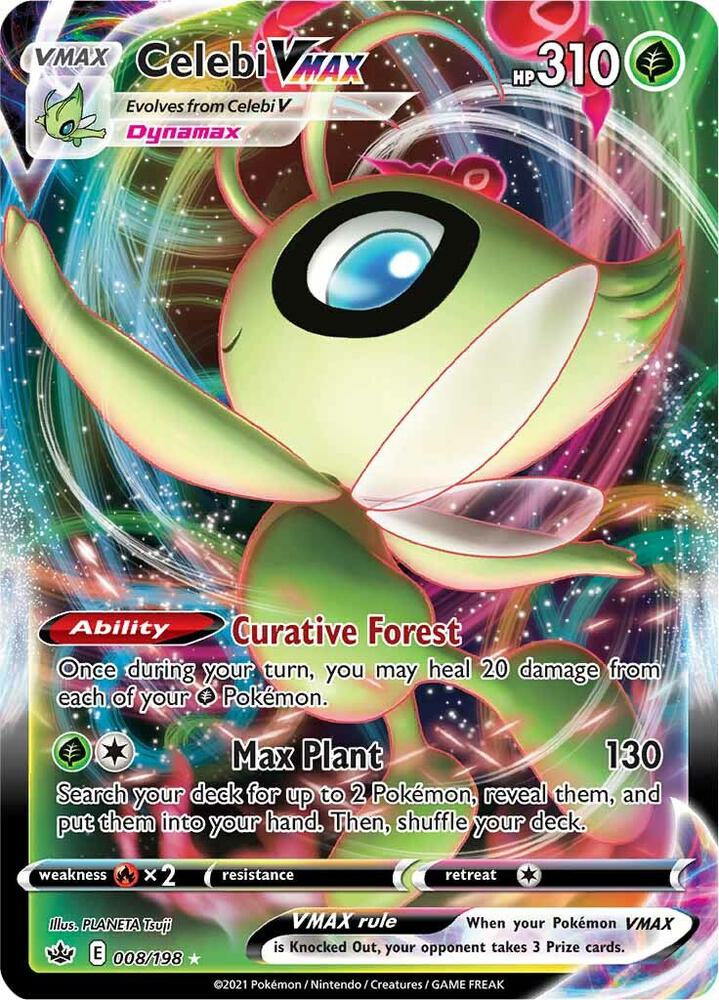 Pokemon Celebi VMAX 8/198 Chilling Reign