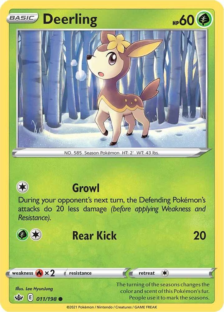 Pokemon Deerling 11/198 Chilling Reign