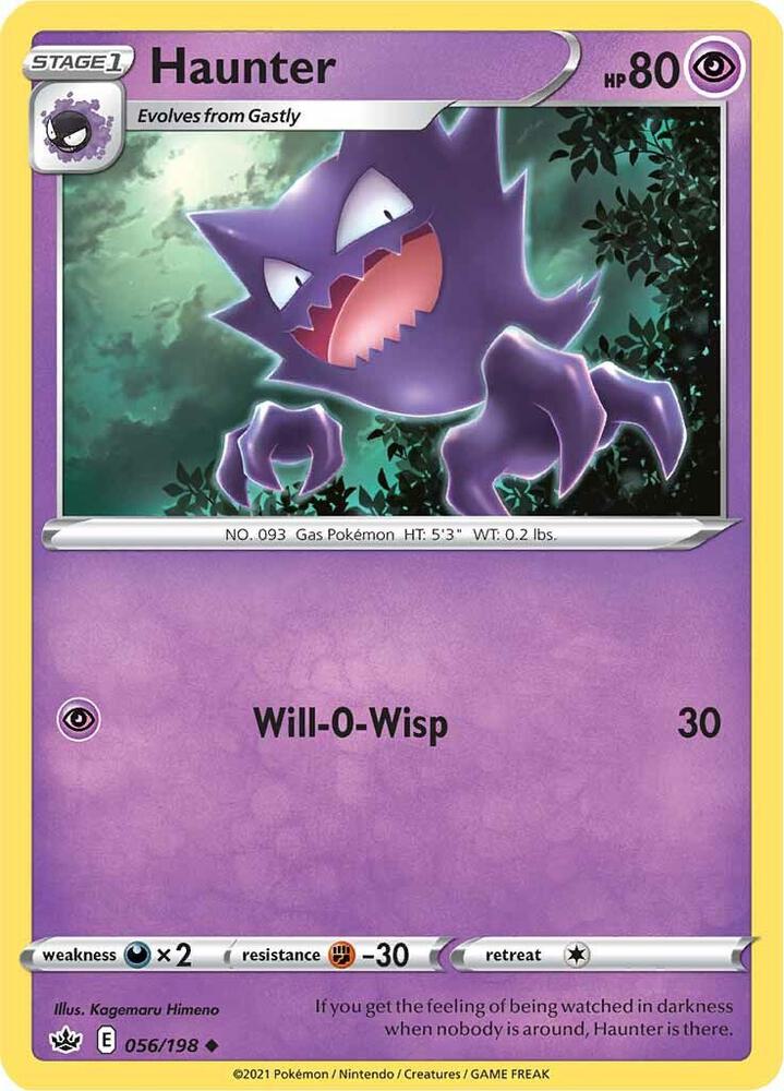 Pokemon Haunter 56/198 Chilling Reign
