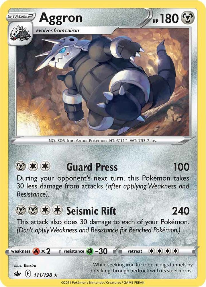 Pokemon Aggron 111/198 Chilling Reign