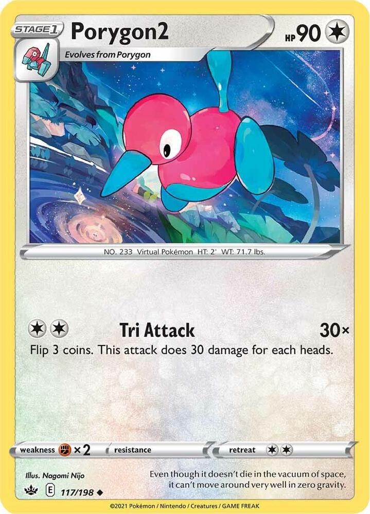 Pokemon Porygon2 117/198 Chilling Reign