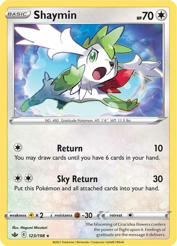Pokemon Shaymin 123/198 Chilling Reign