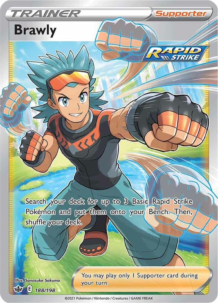 Pokemon Brawly 188/198 Chilling Reign